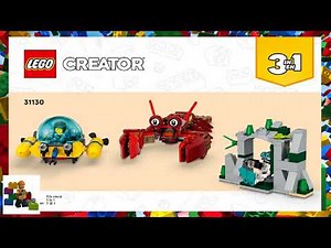 LEGO instructions - Creator - 31130 - Sunken Treasure Mission (Book 2)