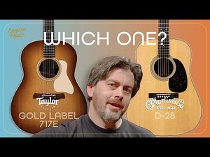 YOU CHOOSE! - Can the new model keep up with the legend? Taylor Gold Label 717e Vs. Martin D-28