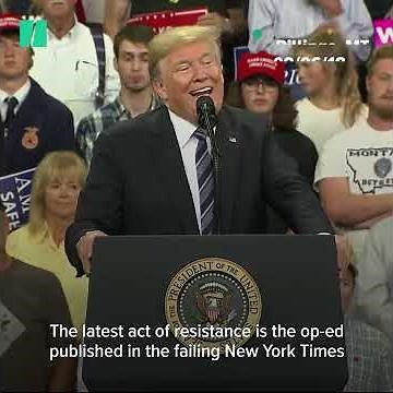 Trump Can't Say 'Anonymous'