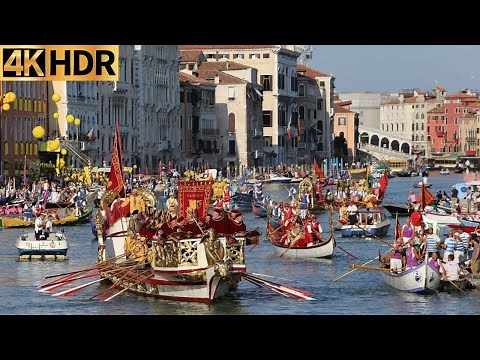 Venice Historical Regatta Parade 2022 | Regata Storica di Venezia Grand Canal Canal Grande [4K HD]