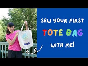 Sew Your First Tote Bag: A 1-Hour-Long Tutorial (Detailed Instructions + Demo)