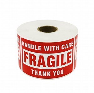 [Hot Item] Fragile Handle with Care Thank You Shipping Labels with Permanent Adhesive