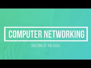 Networking & Cable Management 48U Rack, TPlink Giga Switch & Ubiquiti Giga POE Switch