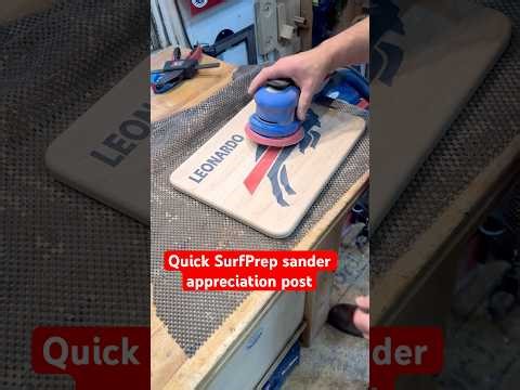 SurfPrep sander low profile 3/16 inch sander and vacuum #woodworking #tools #sanding