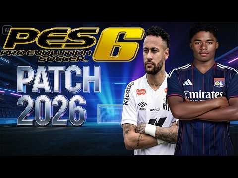PES 6 PATCH 2026 PC FRACO E CELULAR (wilantor) super leve 600mb 🔥 10 NARRADORES E ATUALIZADO