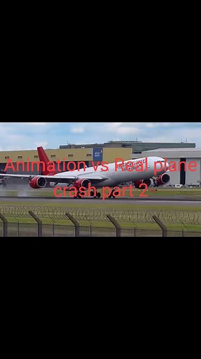Comparison of Animation and Real Plane Crashes