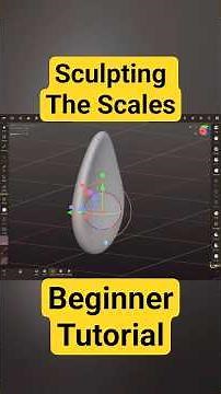 How to Shape Dragon Scales Nomad Sculpt || Designing a Dragon Egg