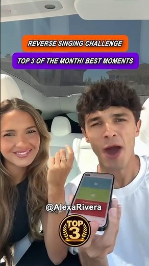Reverse Singing Challenge - TOP3 of the month! Best moments! #reversesingingchallenge
