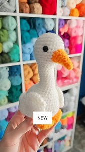 I'm seriously so excited about this release. I got a porch goose a few weeks ago and I knew I needed to design a crochet goose! 🪿 So here she is, Gwen the Silly Goose! I hope you love her as much as I do and I can't wait to see a gaggle of silly geese out there! 💛 #thenicolechase #gwenthesillygoose #gwenthegoose #crocheting #amigurumi | Nicole Chase Crochet Patterns