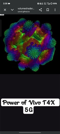 volume shader bm gpu test Vivo T4X 5G this is the power Of T4X 5G #volumerendering #vivoindia #t4x5g