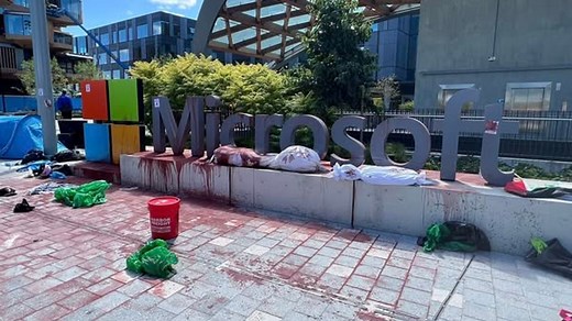 Arrests made at Microsoft employee protest over company's contracts with Israel military