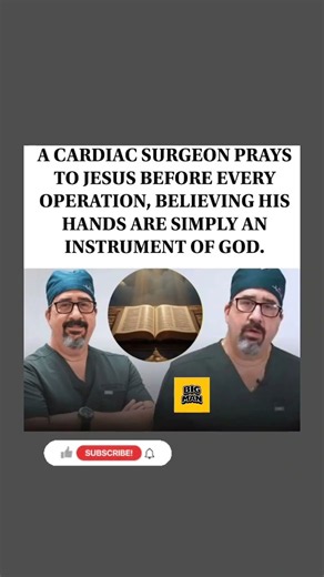 CARDIAC SURGEON PRAYS TO JESUS BEFORE EVERY OPERATION 🙏❤️ #Faith #Jesus #Inspiration #Surgeon #God