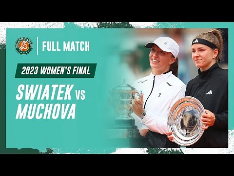 Swiatek vs Muchova 2023 Women's final Full Match | Roland-Garros