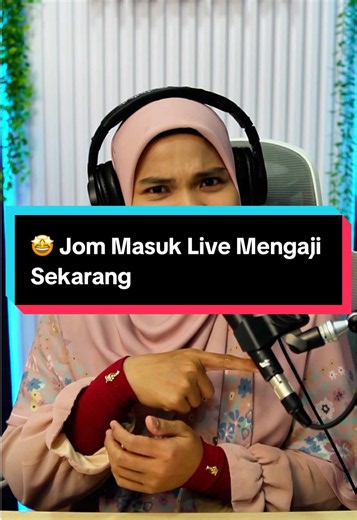 Jom Masuk Live Mengaji Sekarang #ustazahaisyahbaain #belajarmengaji #belajarmengaji