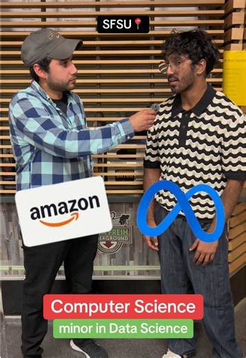 A computer science major at SFSU talks his career goal to become a software engineer and data scientist! #fyp #viral #careergoals #streetinterview #collegestudent