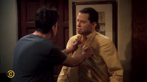 We're definitely NOT saying Charlie was 💊 by Rose. But by all accounts, no Charlie-related incidents took place for two weeks. Small wins. | Two and a Half Men on Comedy Central, DStv Ch122 | Comedy Central Africa