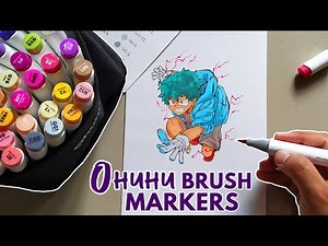 BEST CHEAP ALCOHOL MARKERS? Ohuhu Brush Markers Review
