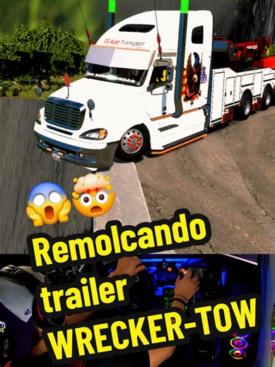 Wrecker-Tow Trailer in American Truck Simulator