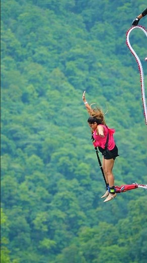 fly with dare and style #bungeerishikesh #shortsfeed #explore