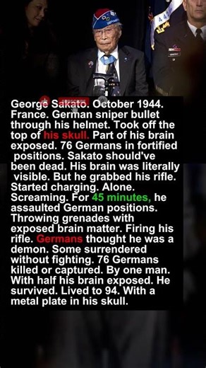 1 Headshot Soldier Killed 76 Germans With Half His Brain Exposed | Military History Talks