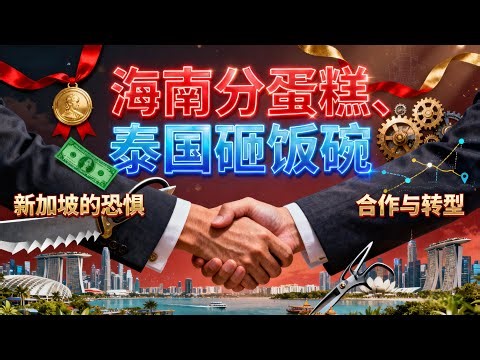 看懂新加坡经济：海南是来分蛋糕的，而泰国的项目是来直接砸饭碗，从“喉咙与剪刀”的恐惧到“合作与转型”
