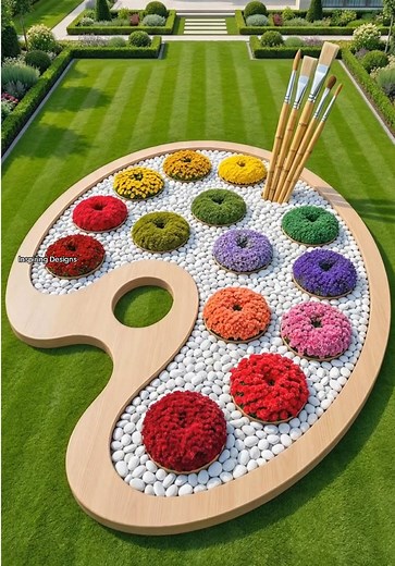 Stunning Artist Palette Garden for Your Backyard