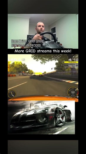 #racedriver GRID is INTENSE 🔥 #ps3 #racingwheel #racedrivergrid #retrogaming