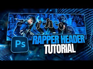 How To Make *THE CLEANEST* Rapper Header in Photoshop in 2024!