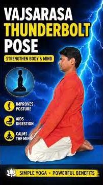 Vajrasana Benefits 🧘‍♂️ | Best Yoga Pose After Eating?