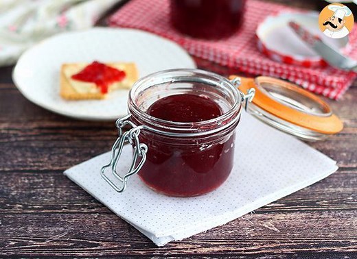 Homemade plum jam