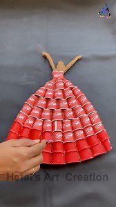 70K views · 178 reactions | Paper cup doll making | Hetal's Art - Creation | Facebook