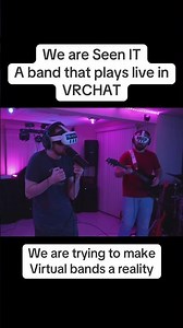 Head to seenitband.com to see how to join a vr concert! #livemusic #vrchat #vrchatcommunity #meta