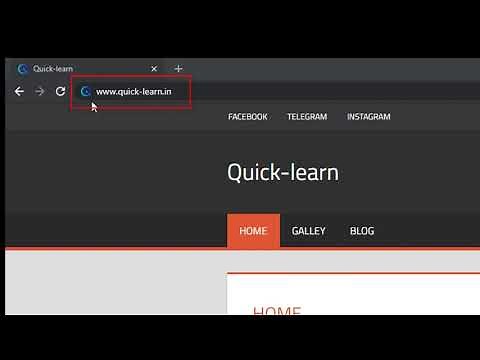 Quick-learn website