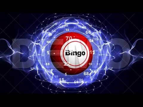 |LINKS IN THE DESCRIPTION| 2 BINGO Text Animation Around the Bingo Ball, Background, Loop, 4k