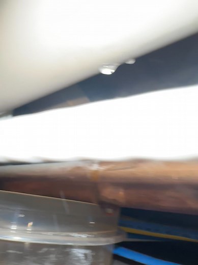 Pin hole leak discovered and repaired. Located in Baltic. | Emerald River Plumbing & Drain | Facebook