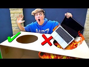 DONT Destroy The Expensive Items In LAVA - Challenge