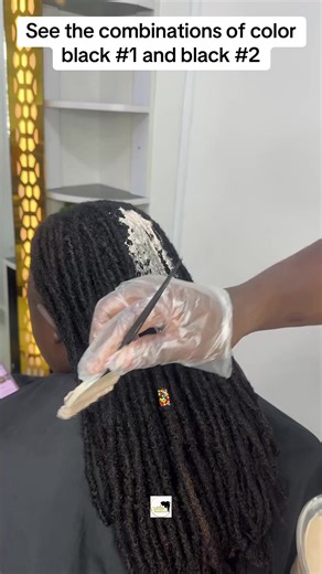 Color black combination #color #dreadlocks #coloring #eldoretsalons #chimotodreadlocks