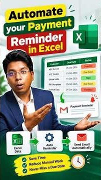 Stop Chasing Payments Auto Send Reminders from Excel 🚀