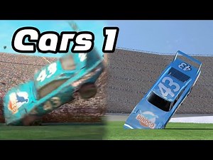 Cars 1 The King Crash Reenactment