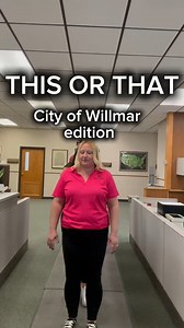 🎥 This or That: City of Willmar Edition! 🏙️ Our City of Willmar staff had some fun choosing their favorites—from community events and city departments to parks and landmarks! 💬 Now it's your turn... 👇 Tell us in the comments: What are YOUR favorite things about Willmar? #WillmarMN #ThisOrThat #CityOfWillmar #CommunityFavorites #WillmarProud | City of Willmar, Minnesota
