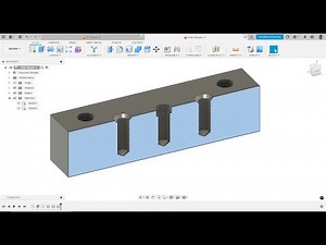Creating Standard Hole in Fusion 360