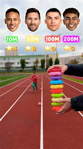 NEYMAR MESSI RONALDO YAMAL ⚽️ WHO IS FASTER?