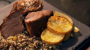 Huanta-style roasted alpaca shoulder