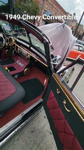 1949 Chevy Convertible Restomod #classiccar #classicchevys #lowriders #carshow #restomod