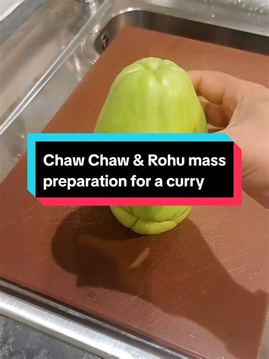 Delicious Chaw Chaw and Rohu Mass Curry Preparation