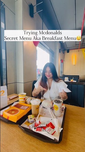 Trying Mcdonalds Secret Menu 🤫 aka Their Breakfast Menu🤤