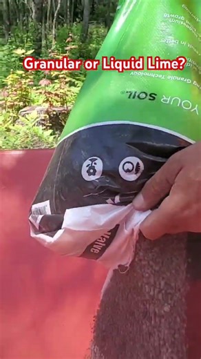Do you use Granular or Liquid Lime? #foodplots