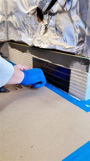 Satisfying Tile Installation in Sauna Near Floor | Clean & Precise Work