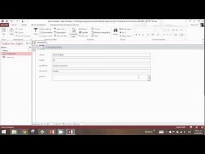 Crear formularios en Access a partir de una tabla