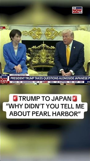 Trump to Japan: “Why didn’t tell me about Pearl Harbor?” #president
